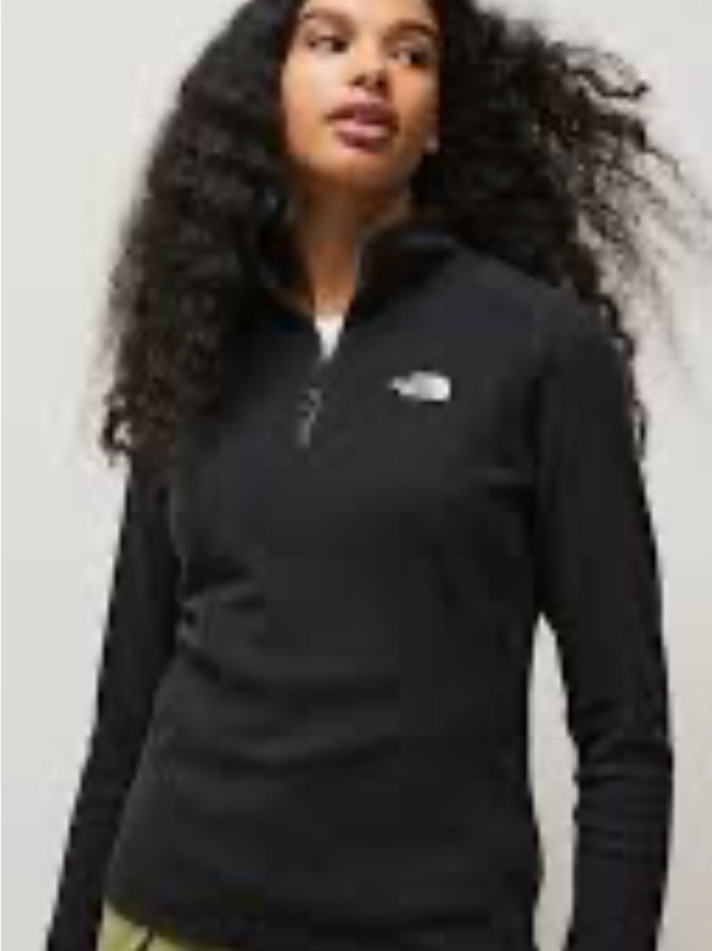 The North Face Women’s Black Half-Zip Fleece Pullover